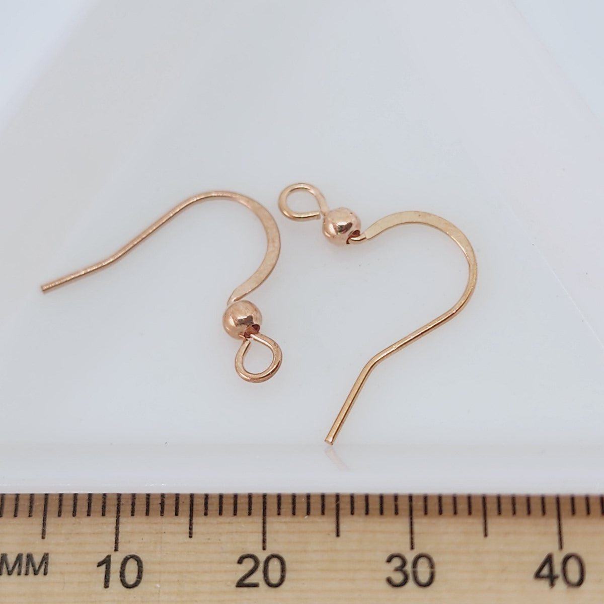 Stainless Steel Ear Wires (20) - Rose Gold