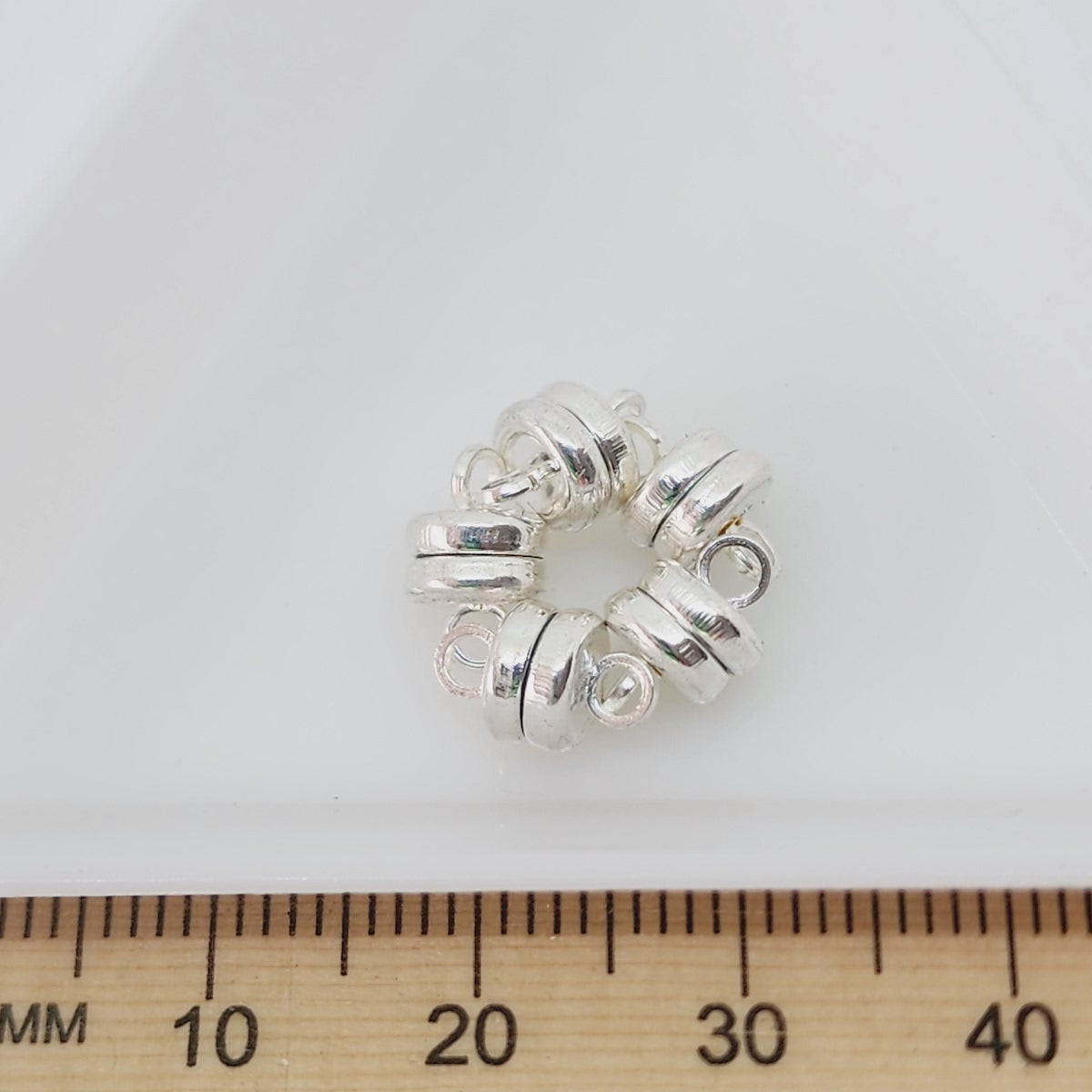 6x9mm Magnetic Clasp (5) - Silver