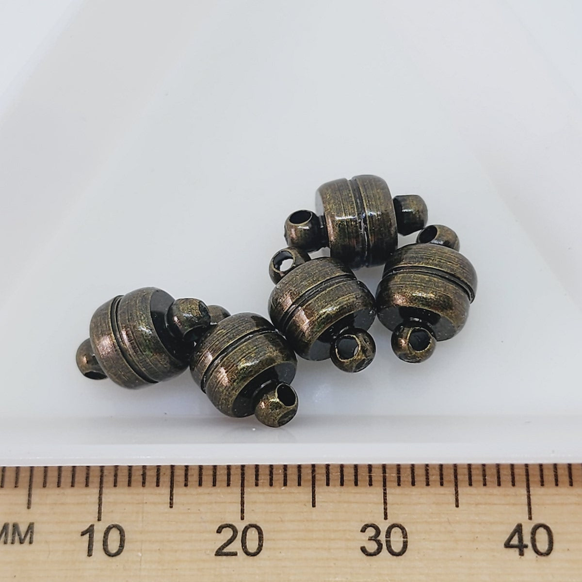 7x11mm Magnetic Clasps (5) - Ancient Gold