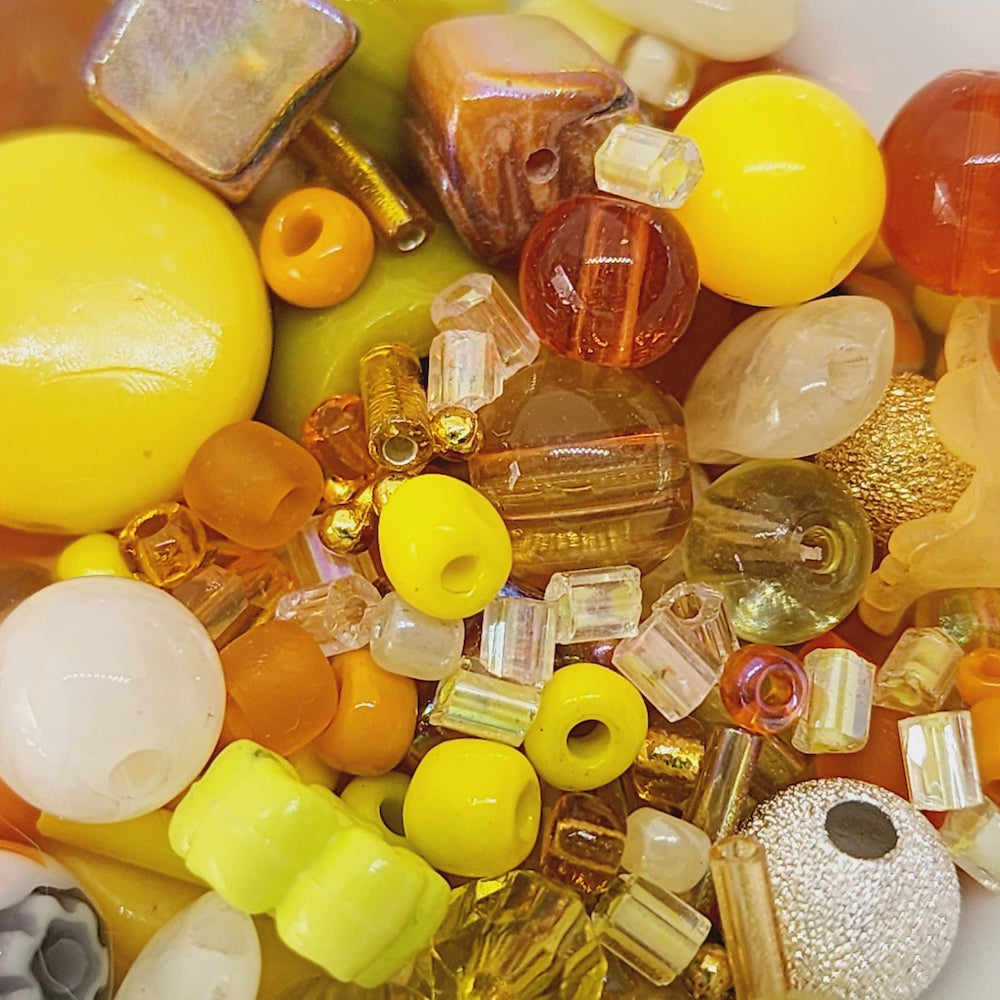 Bead Soup (Large) - Orange/Lemon