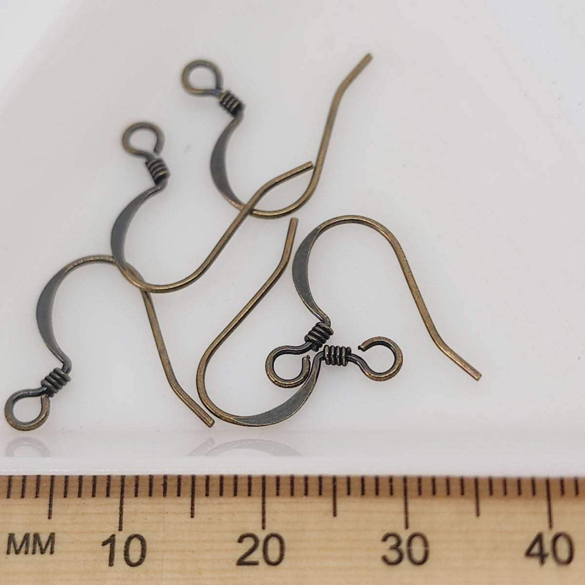 French Ear Wires (20) - Ancient Gold