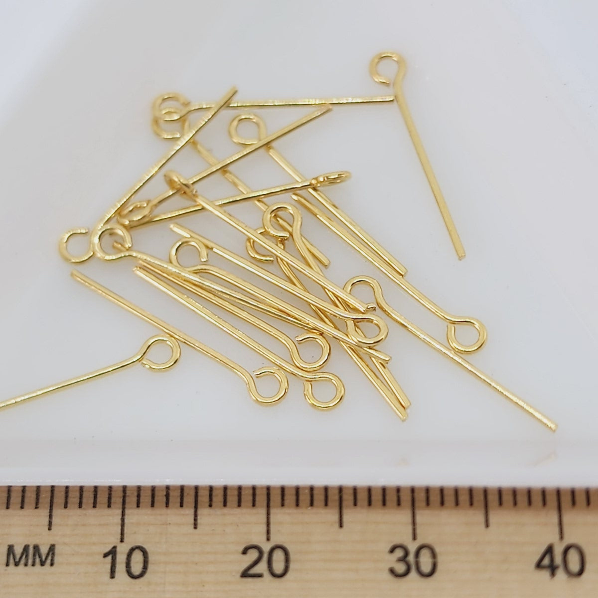 19mm Eyepin - Gold - Bead Shack