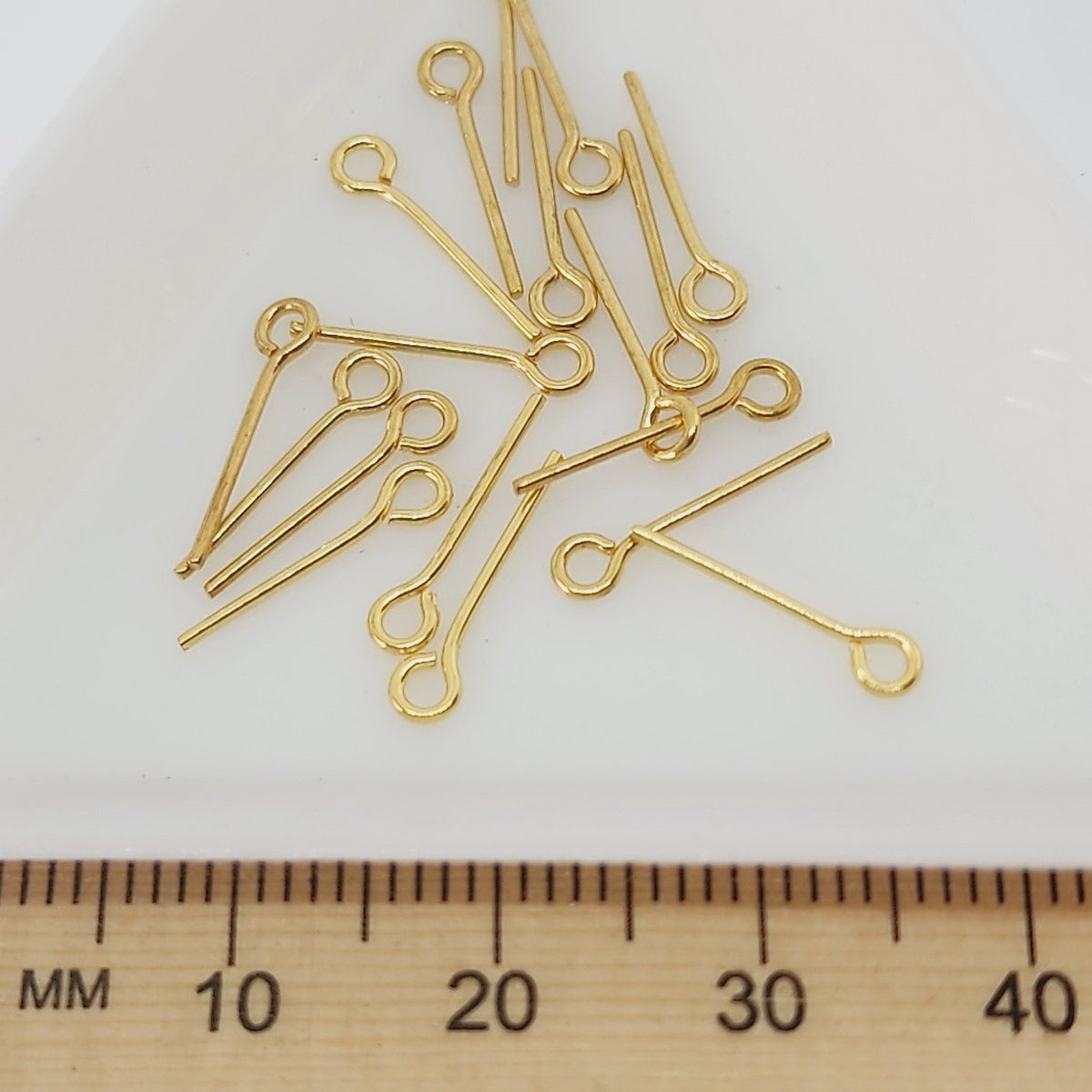 13mm Eyepin Gold (200)