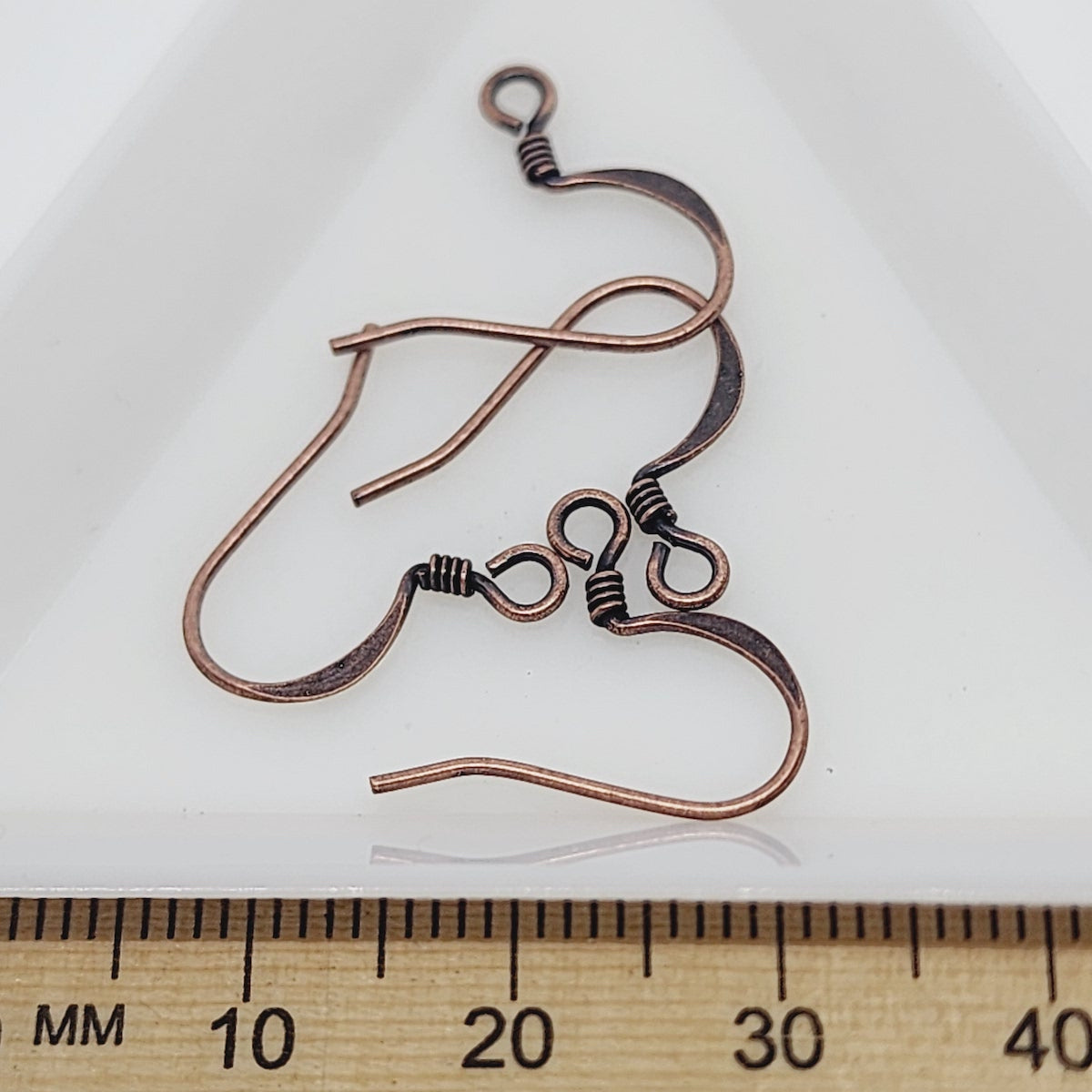 French Ear Wires (20) - Ancient Brass