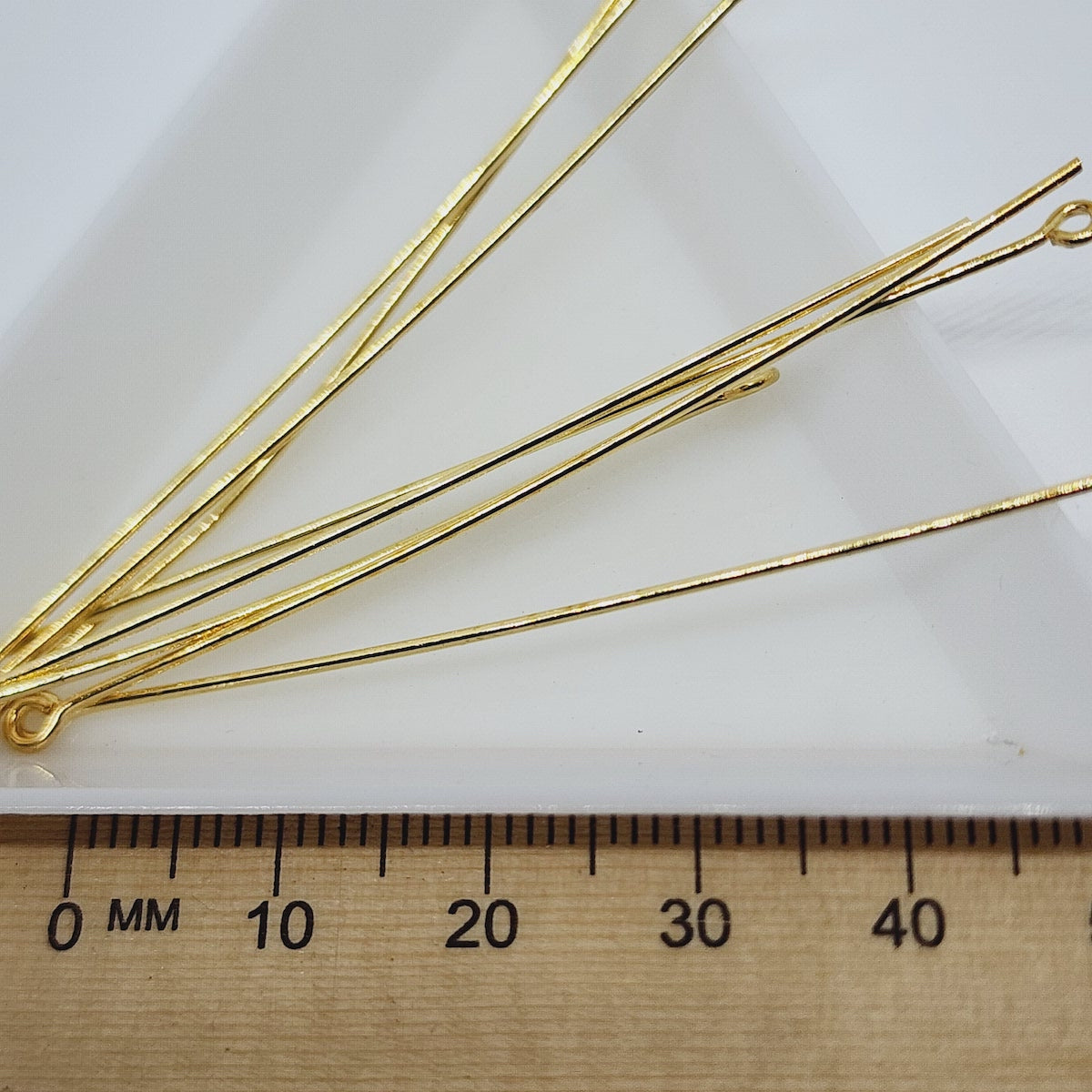 61mm Eyepin - Gold - Bead Shack