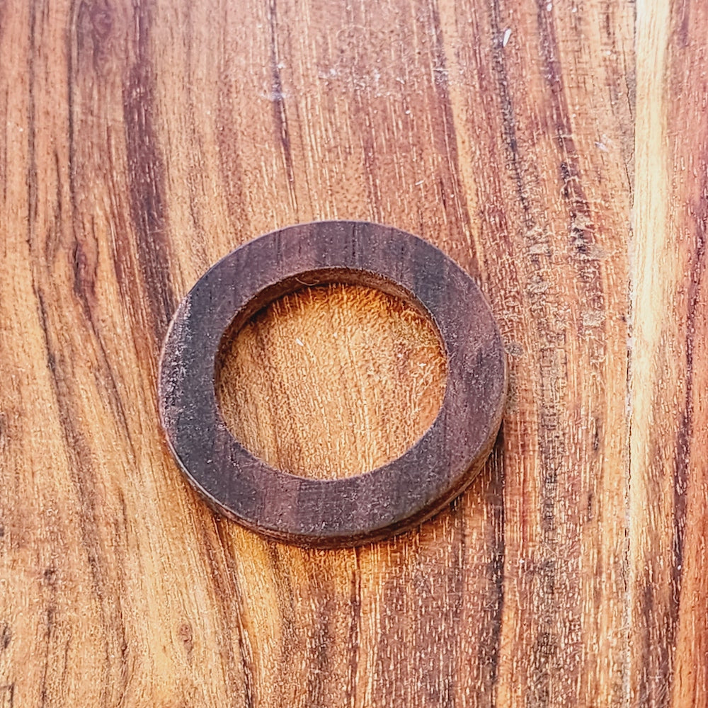 35mm Wood Rings (10) - Teak