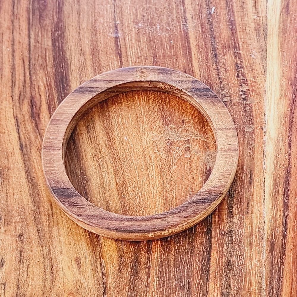 55mm Wood Rings (10) - Teak