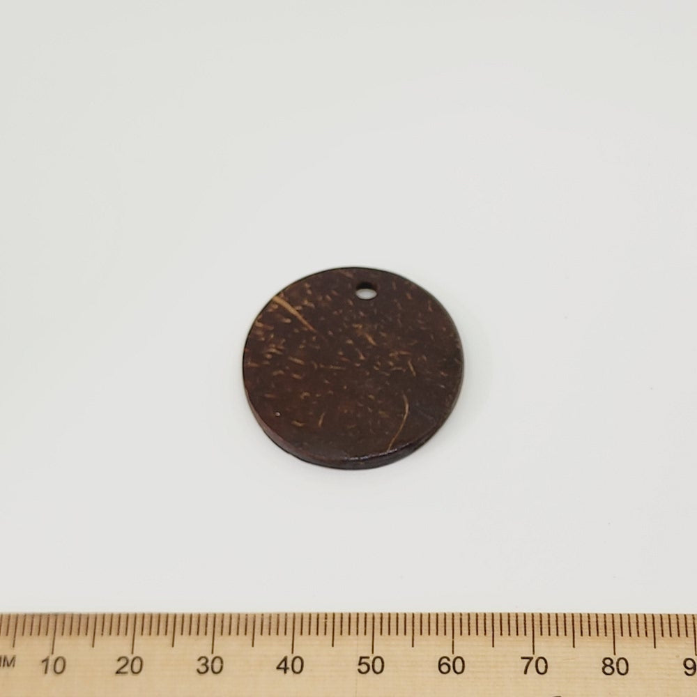 30mm Shell Discs (10) - Coconut