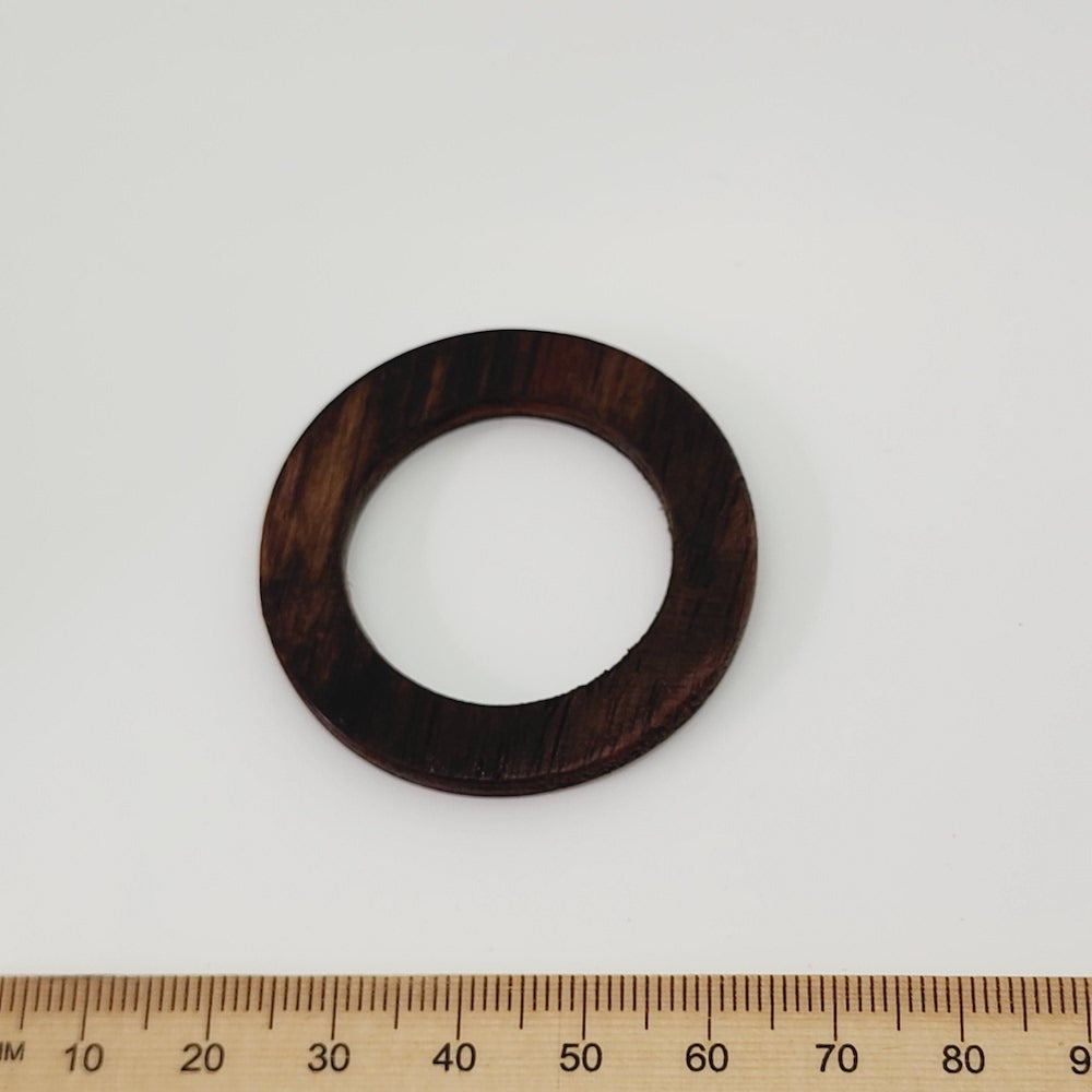 35mm Wood Rings (10) - Teak