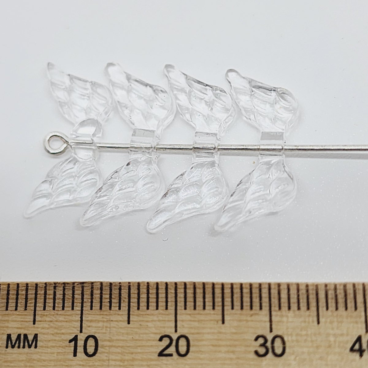 21mm Angel Wings (50) - Transparent