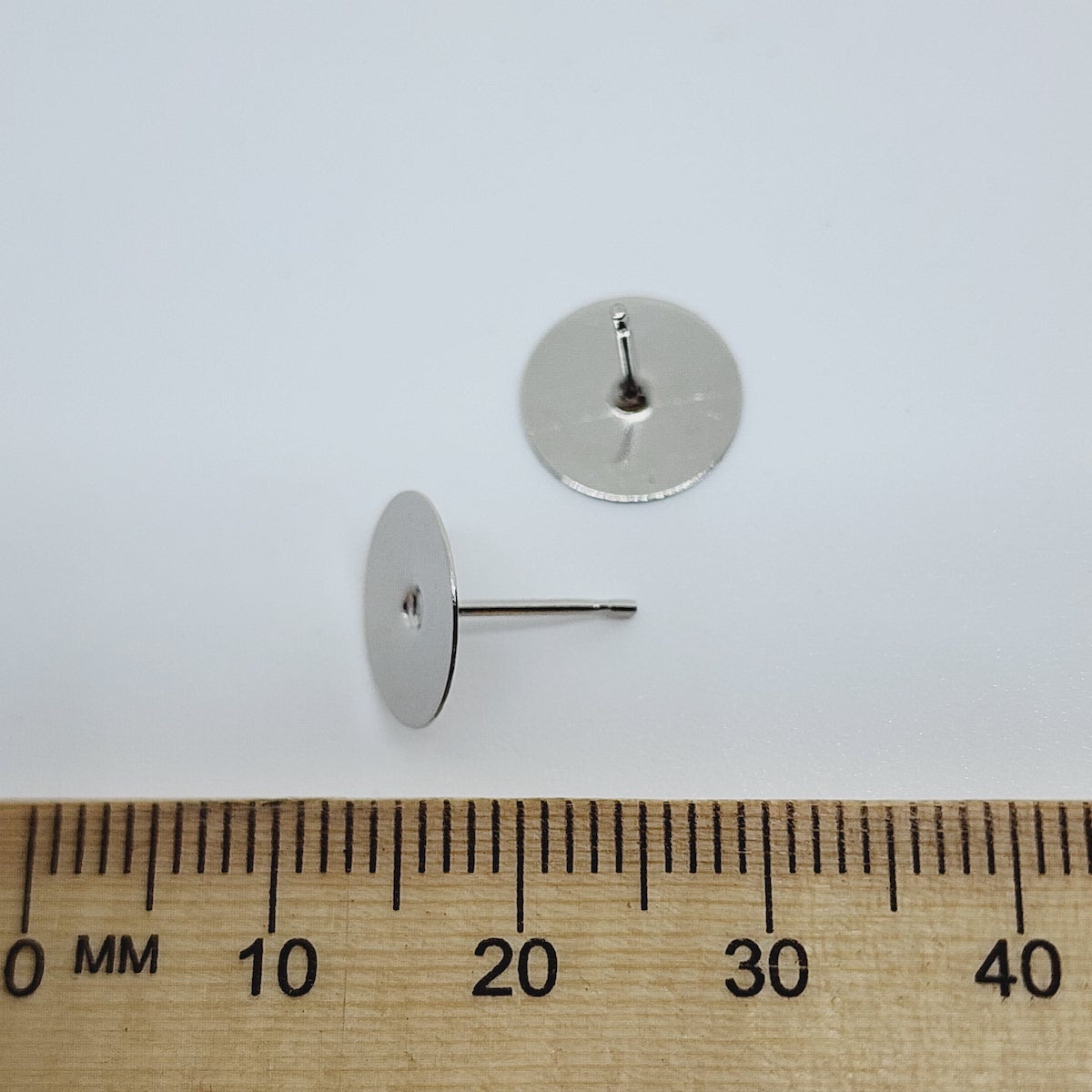 10mm Glue-On Studs (20) - Nickel