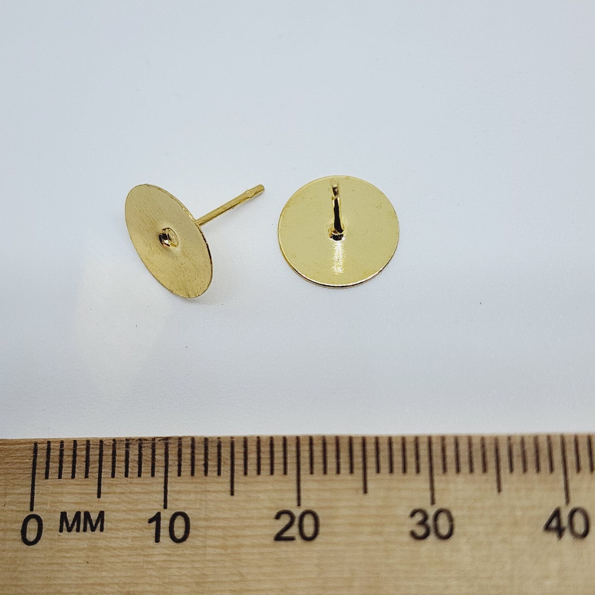 10mm Glue-On Studs (20) - Gold