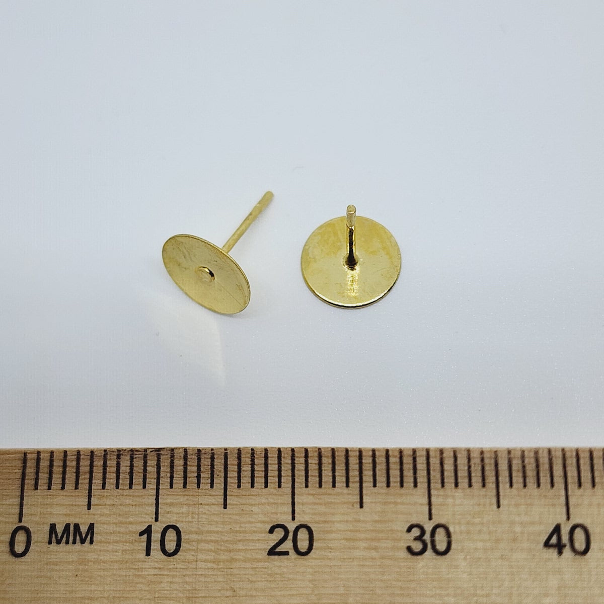 8mm Glue-On Studs (20) - Gold