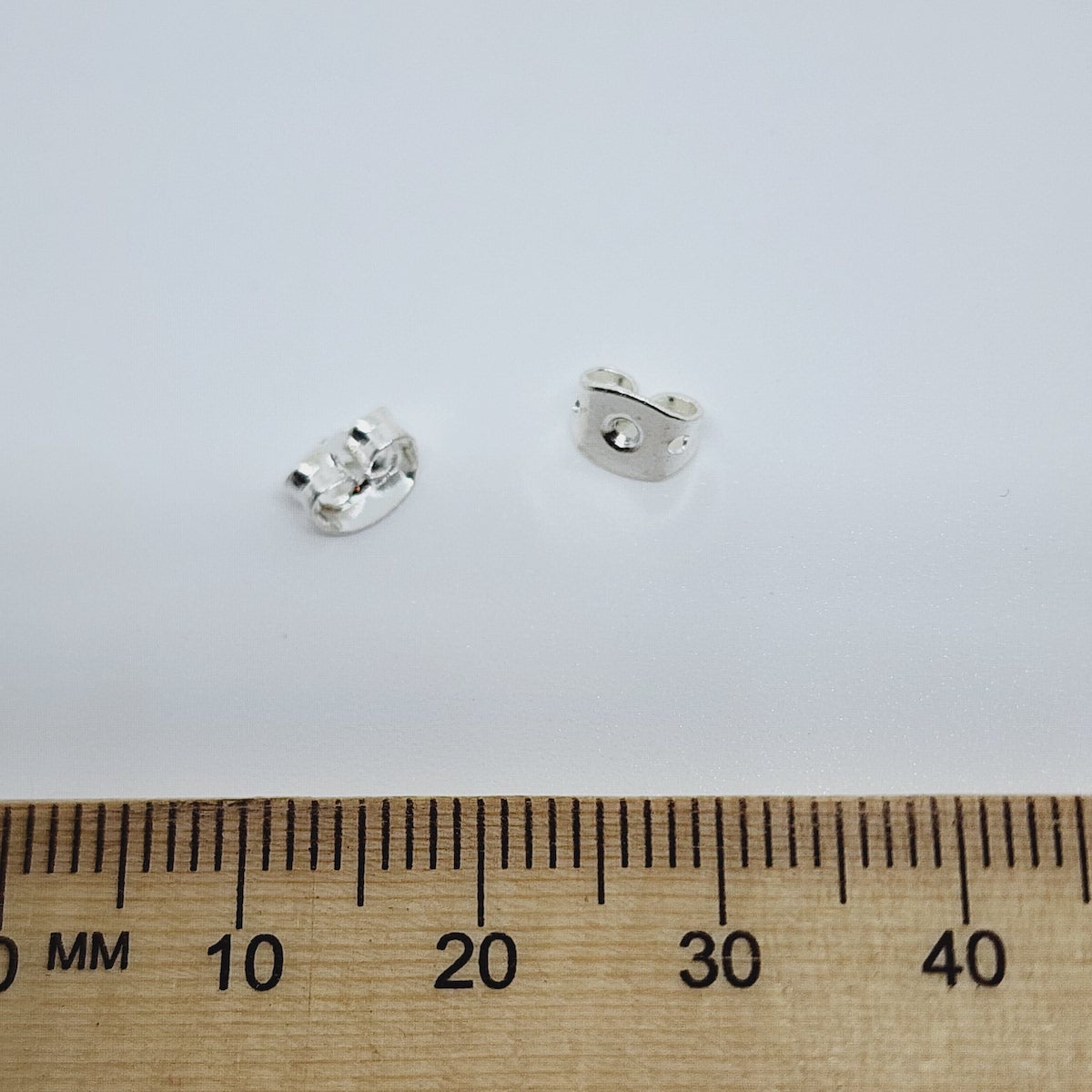 Earring (Butterfly) Stud Backs (50) - Silver