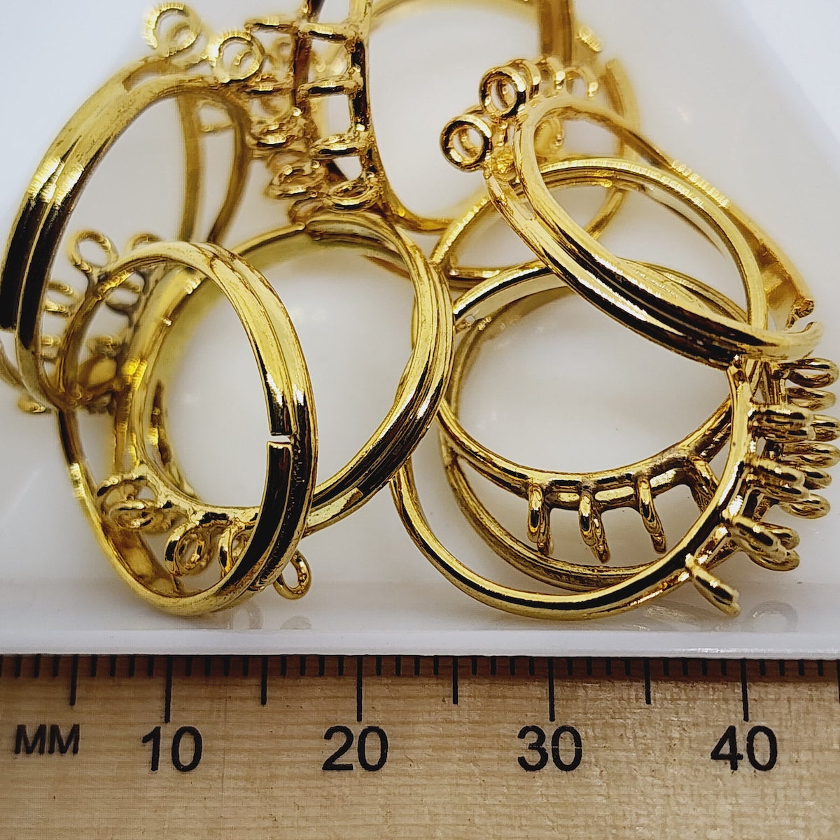 Ring Fitting w. 8 loops (2) - Gold