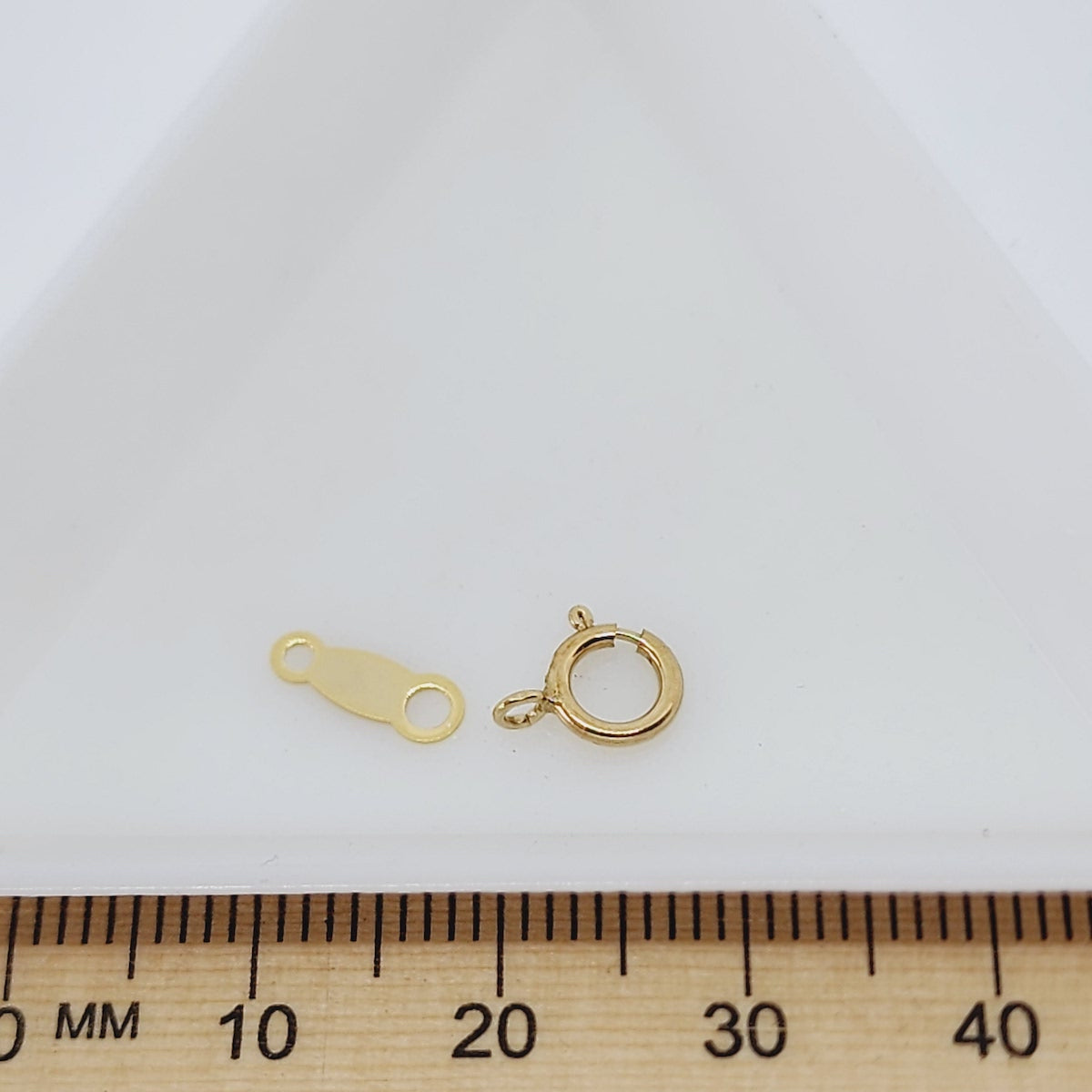 6mm Clasp w. End Tag (1) - 14kt Gold Filled