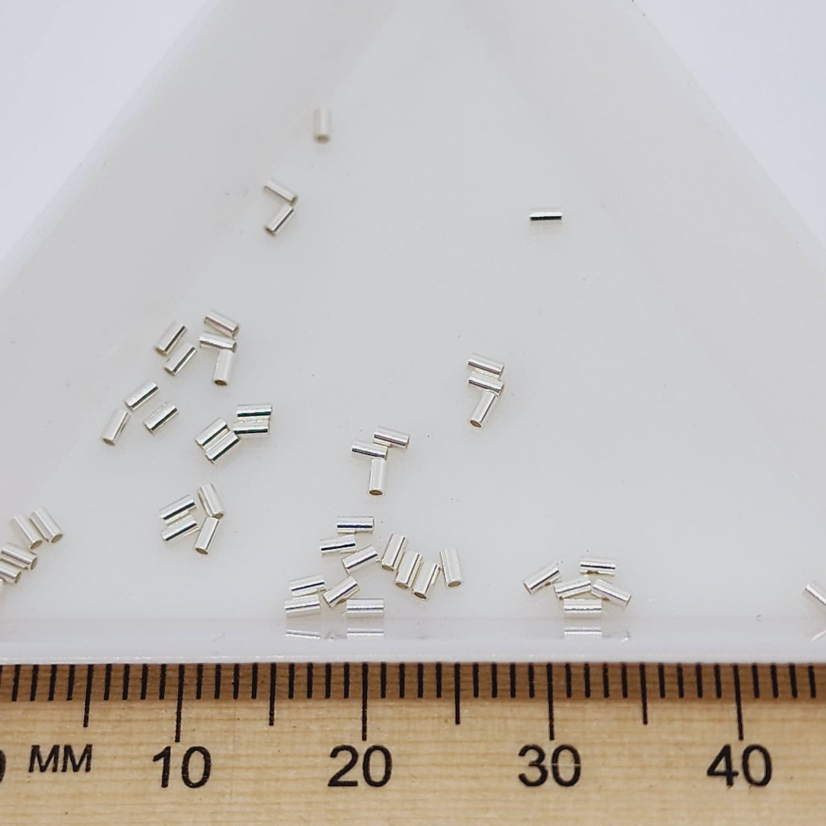 1x2mm Crimps (50) - Sterling Silver
