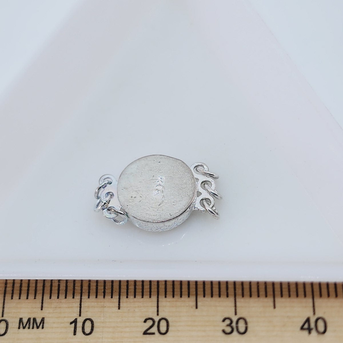 3-loop Box Clasp - Sterling