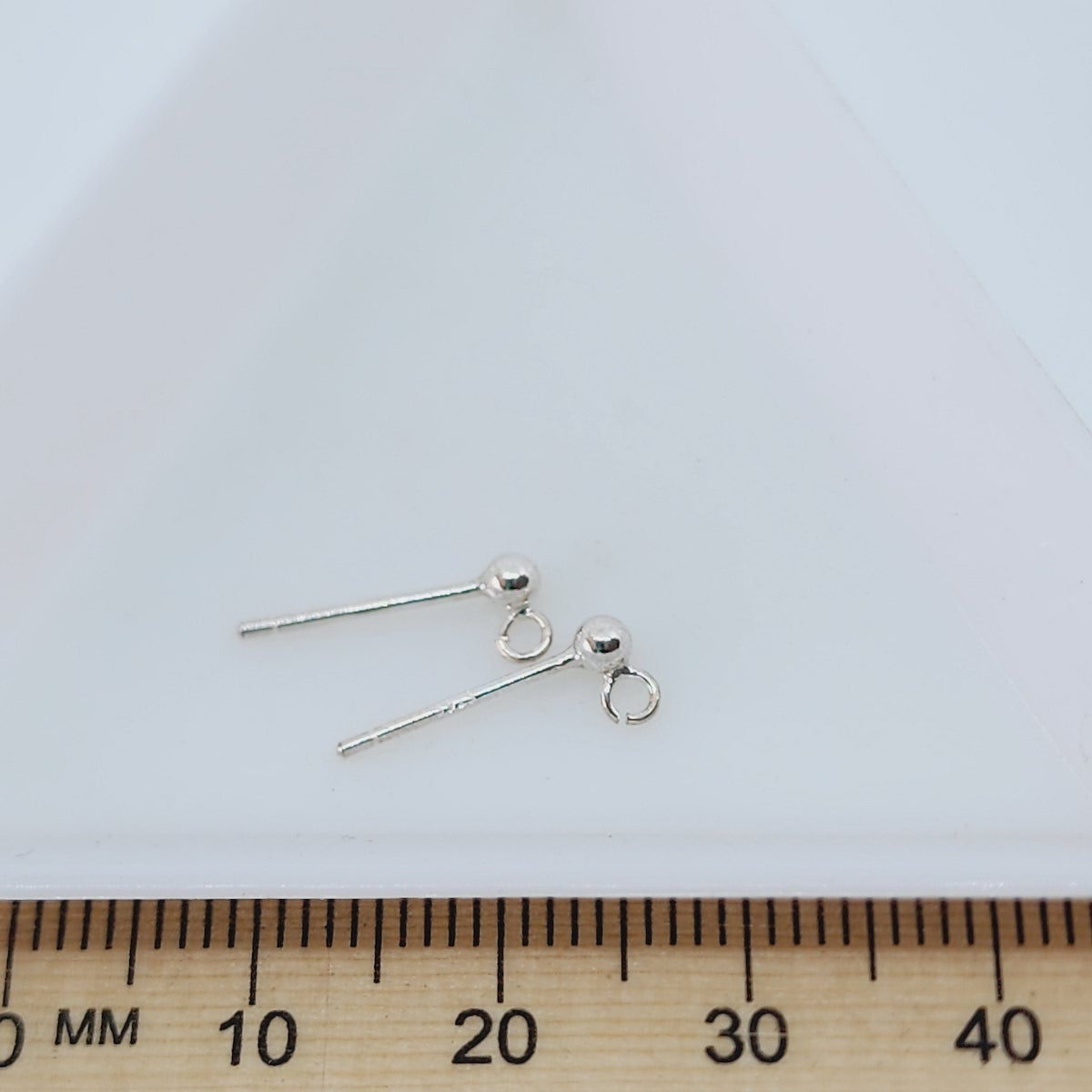 2mm Studs (2) - Sterling Silver