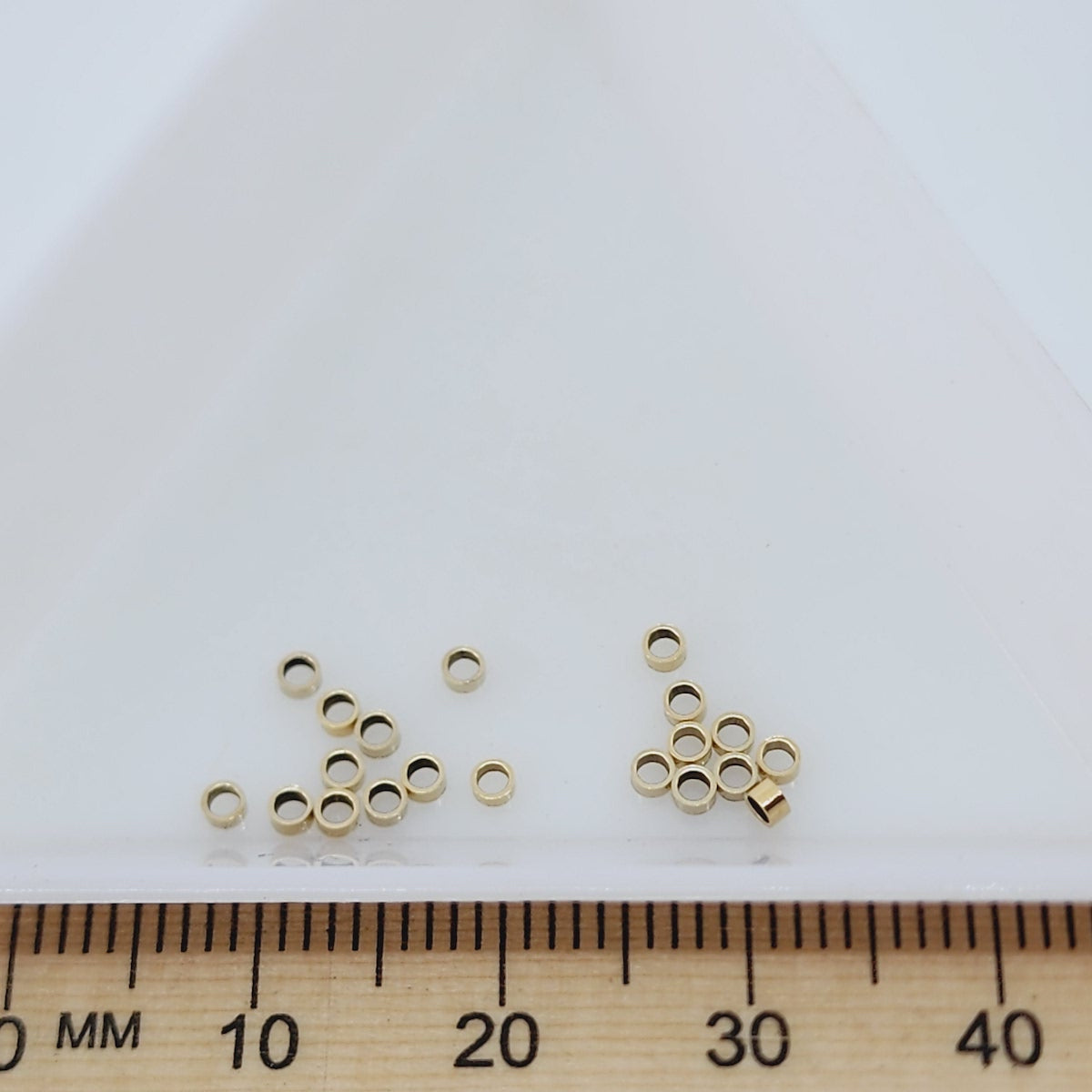 2x1mm Crimps (20) - 14kt Gold Filled