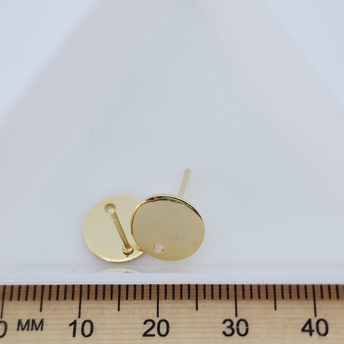 10mm Stud Fittings (2) - 24kt Gold Filled