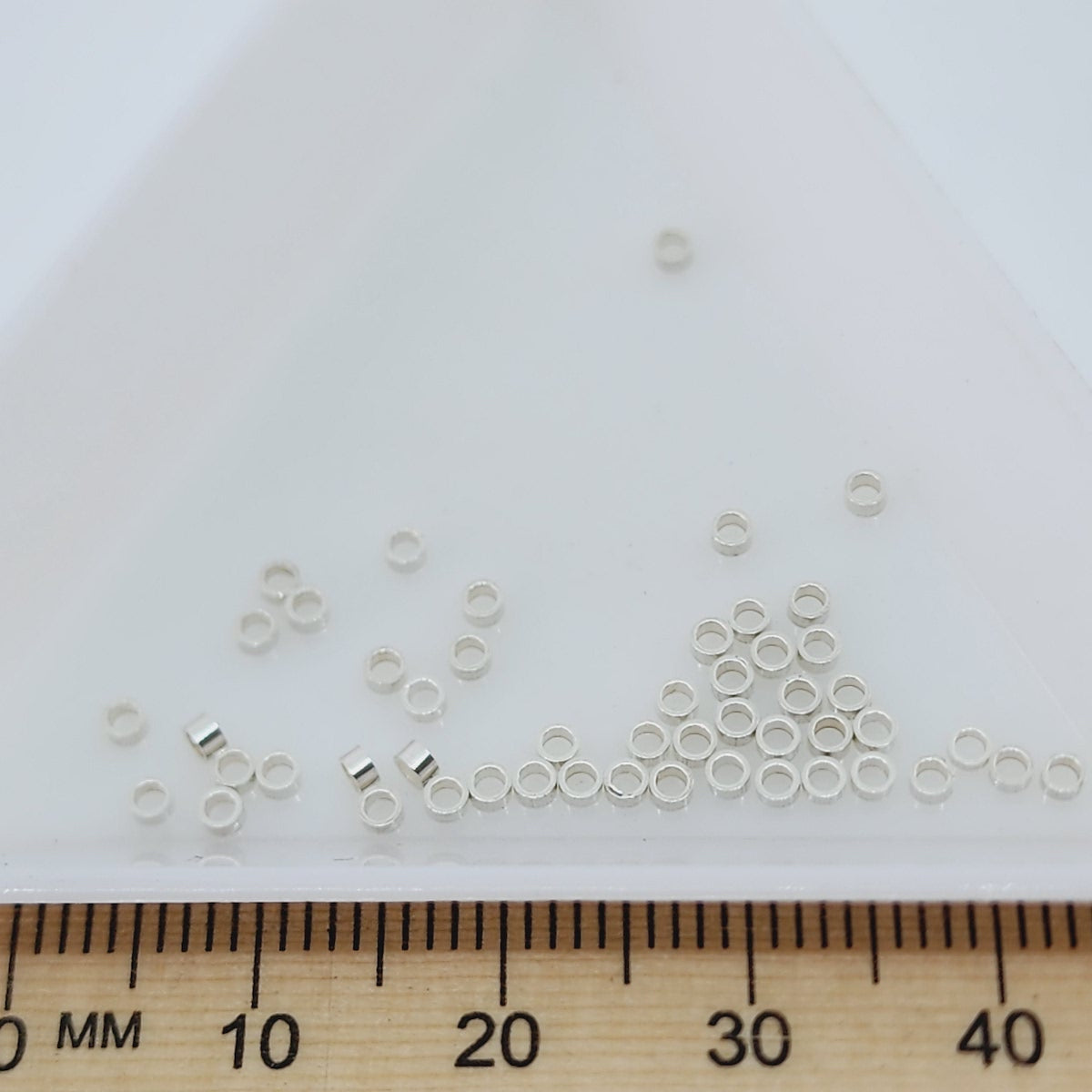 2x1mm Crimps (20) - Sterling Silver