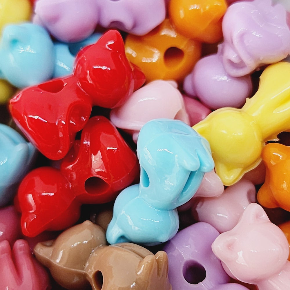 Kitten Beads (10) - Mixed Colours