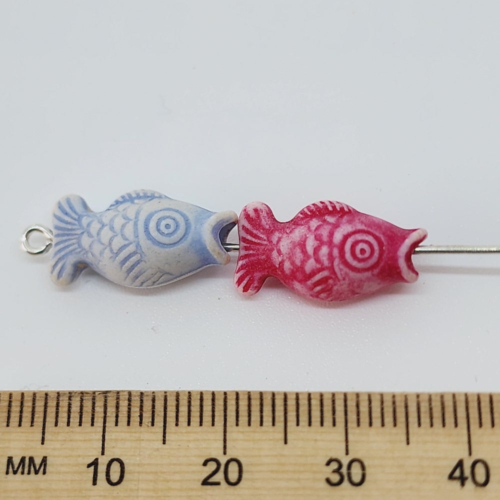 Puffer Fish Beads (25)