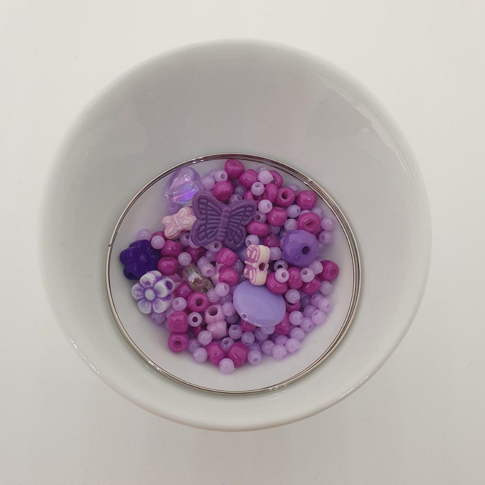 Junior Wrap Bracelet Kit - Purples - Bead Shack