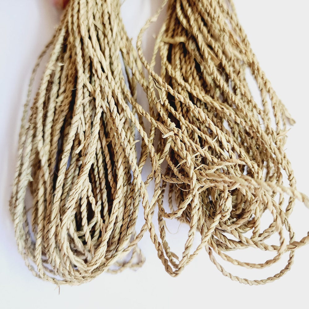 1.5mm - 2mm Hand Made Seagrass Natural Cord (25m)