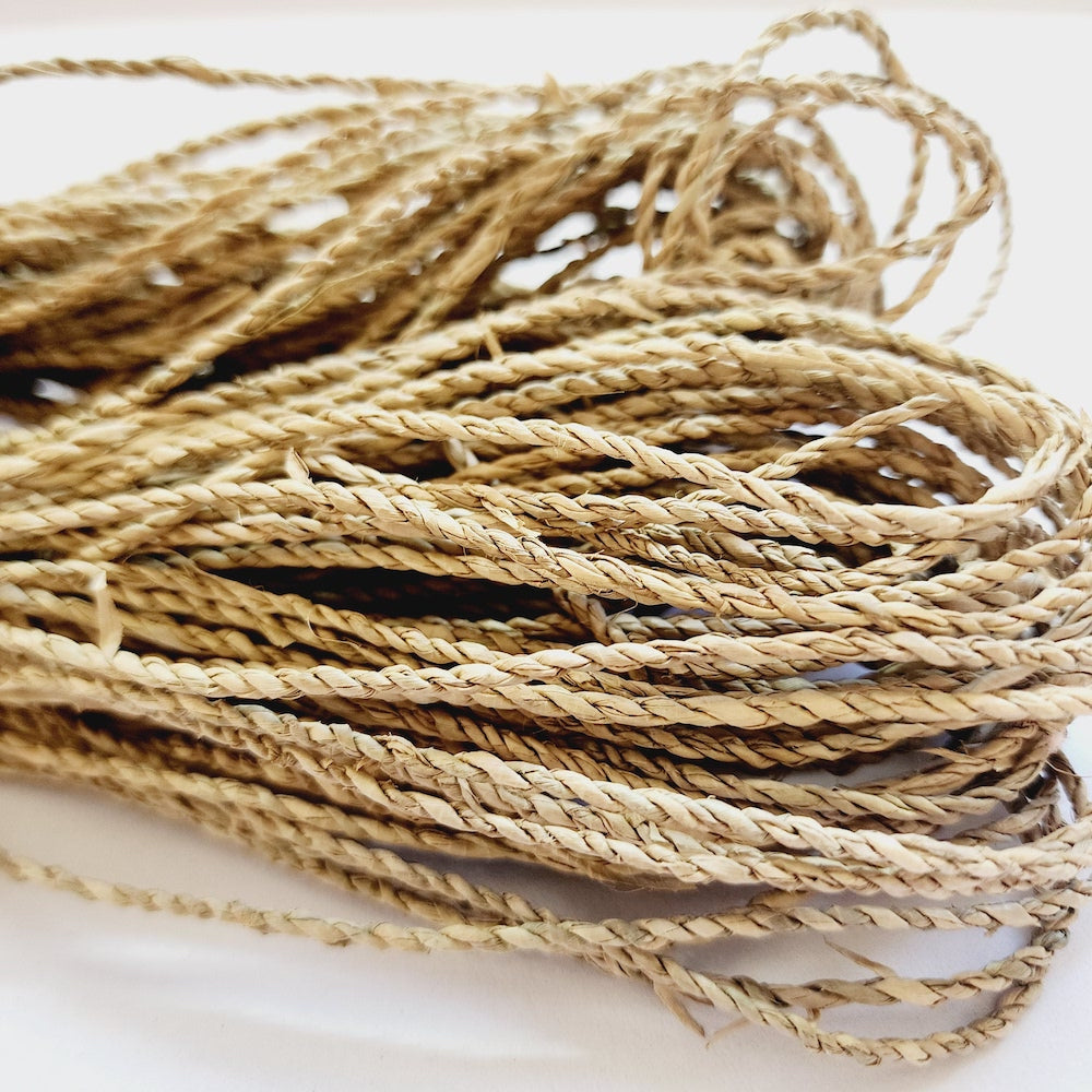 1.5mm - 2mm Hand Made Seagrass Natural Cord (10m)