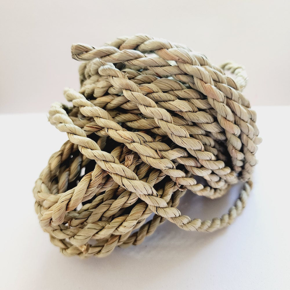 8mm Hand Made Seagrass Natural Cord (25m)