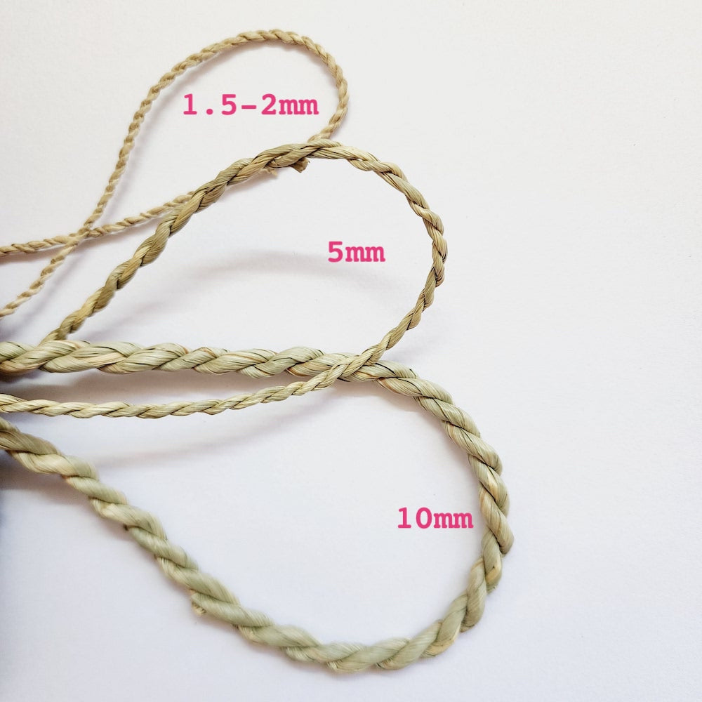 1.5mm - 2mm Hand Made Seagrass Natural Cord (25m)