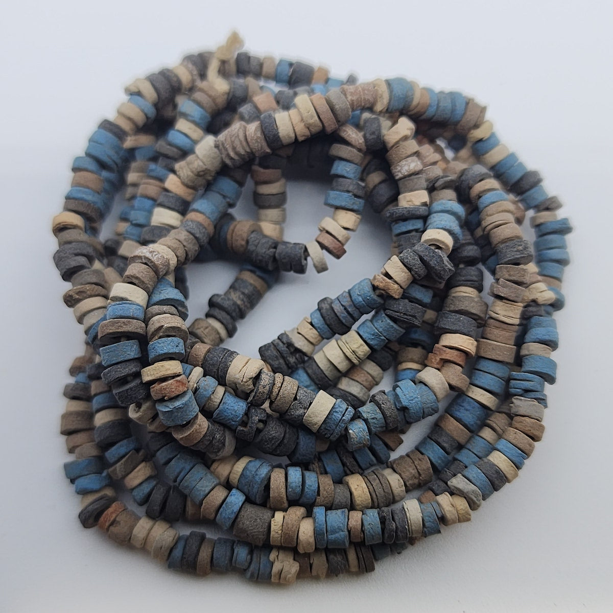 River's Edge (5 grams) - Vintage Faience Clay Egyptian Mummy Beads