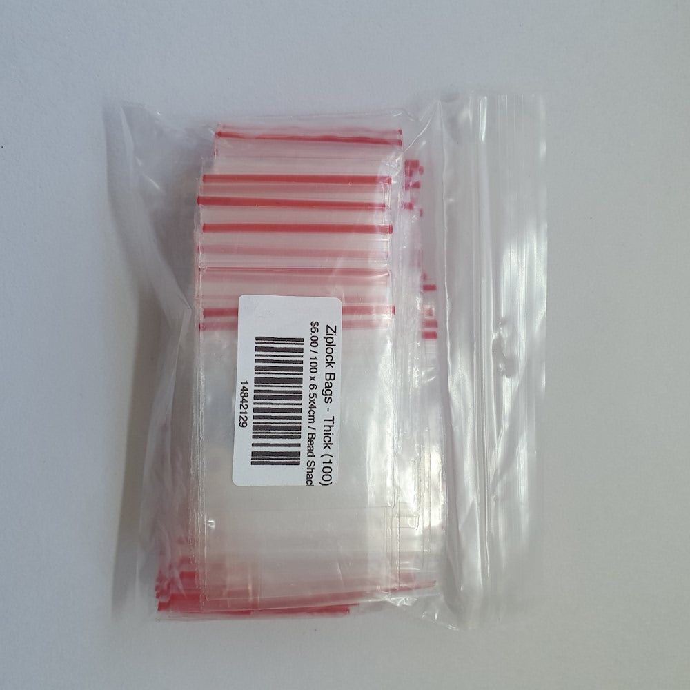 Ziplock Bags - Thick (100) - Small