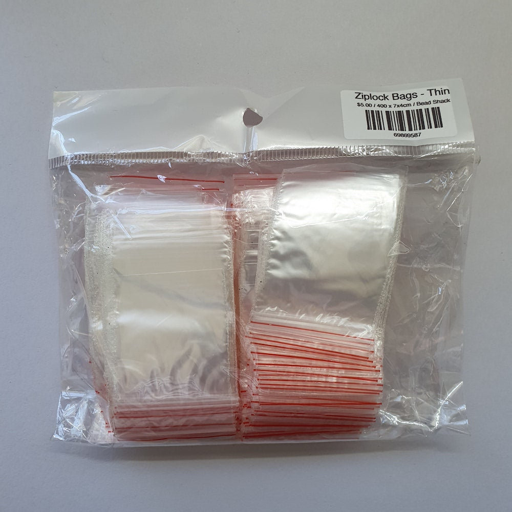 Ziplock Bags - Thin (400) - Small