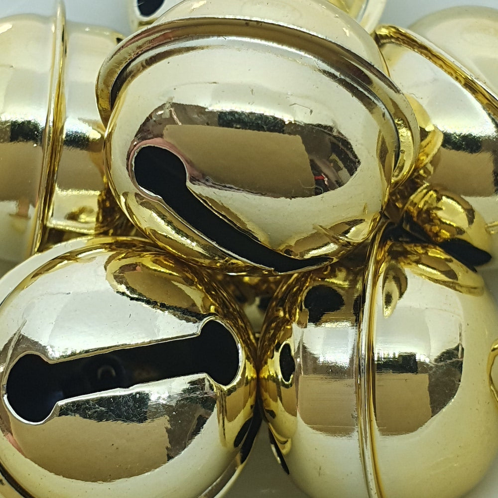 23.5mm Bells (10) - Gold