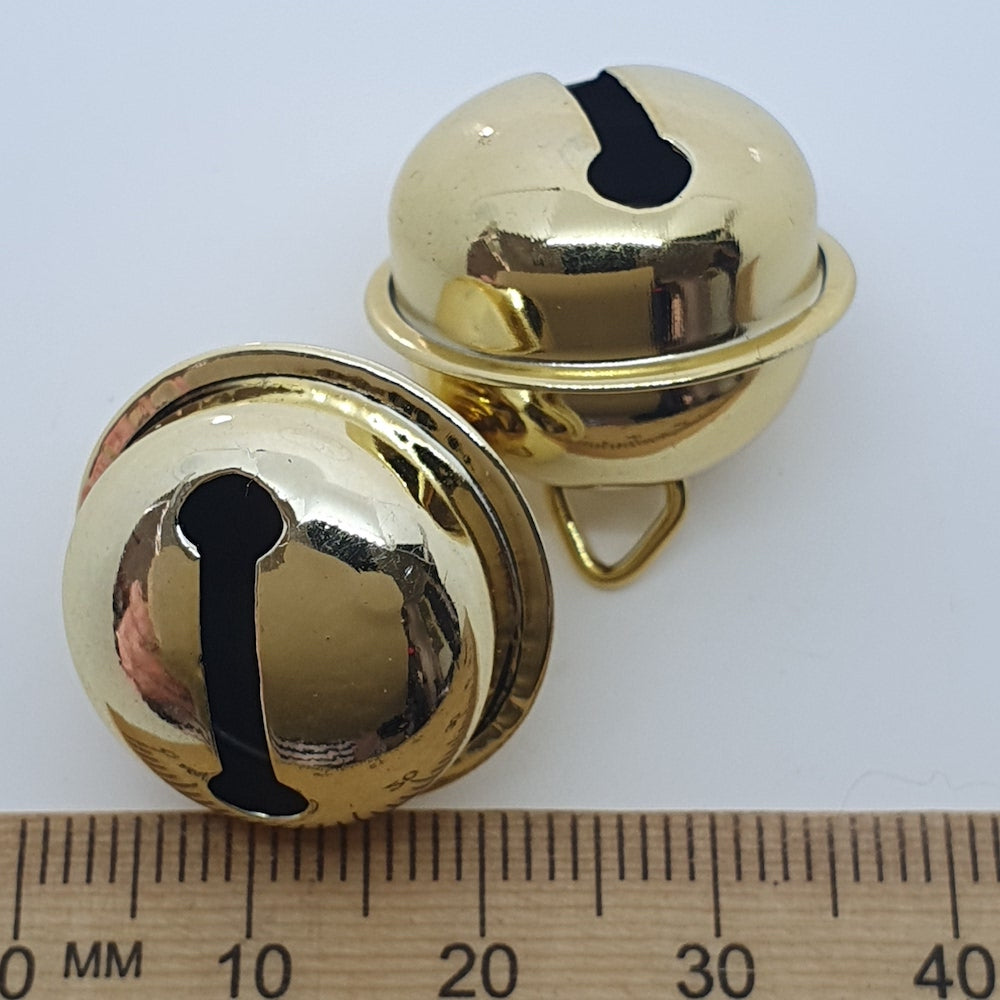 23.5mm Bells (10) - Gold