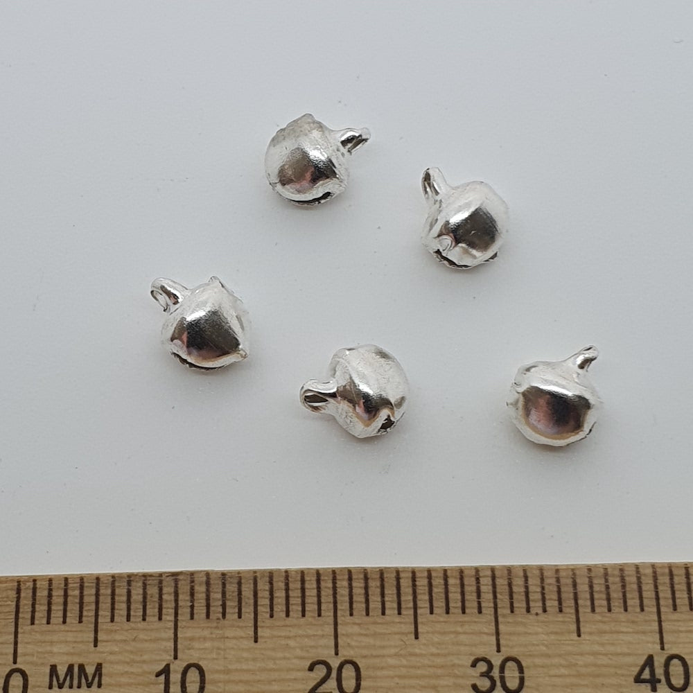 6mm Bells (100) - Silver