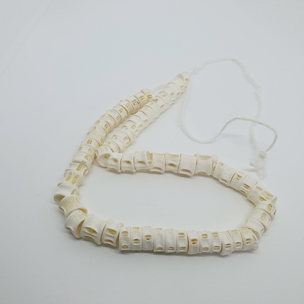 Small (25) - Fish Vertebrae Bone Beads