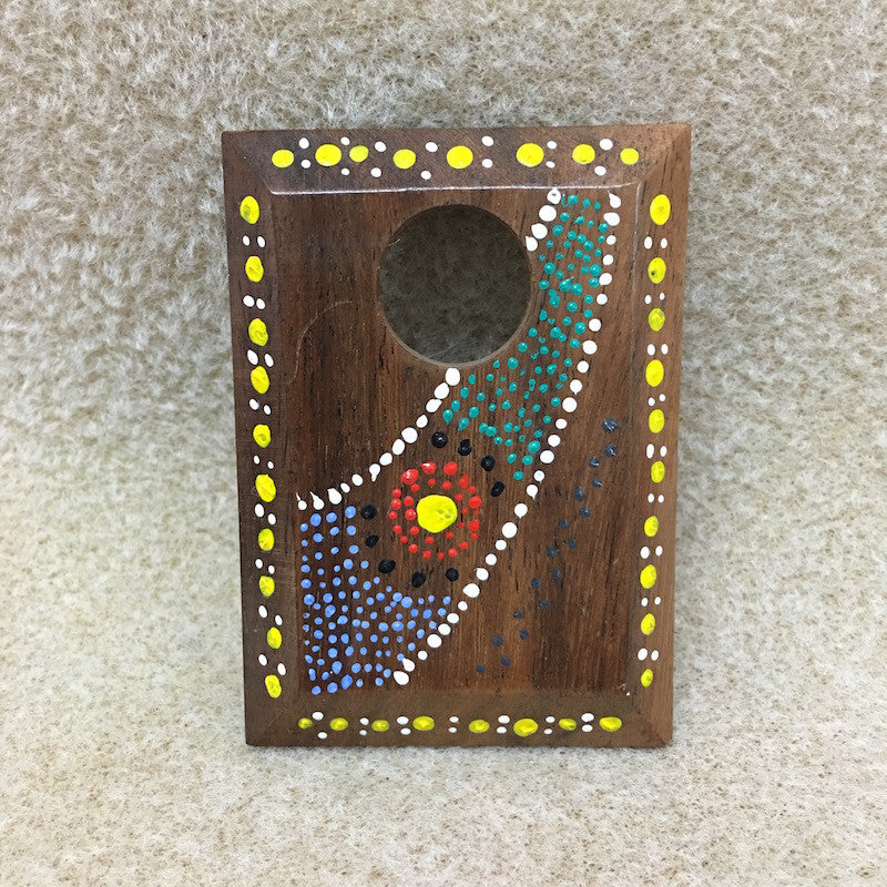 Wood Pendant - Campfire (#26)