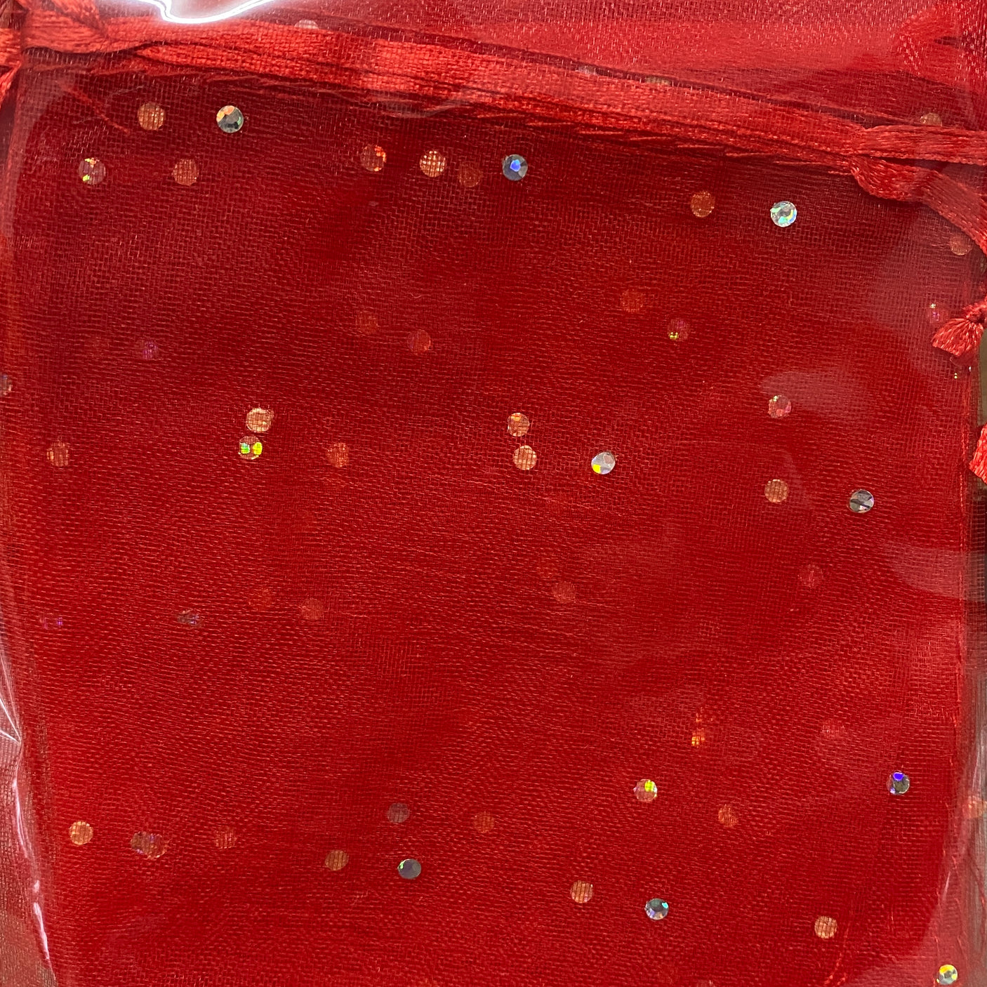 Organza Bags - (10) - Red