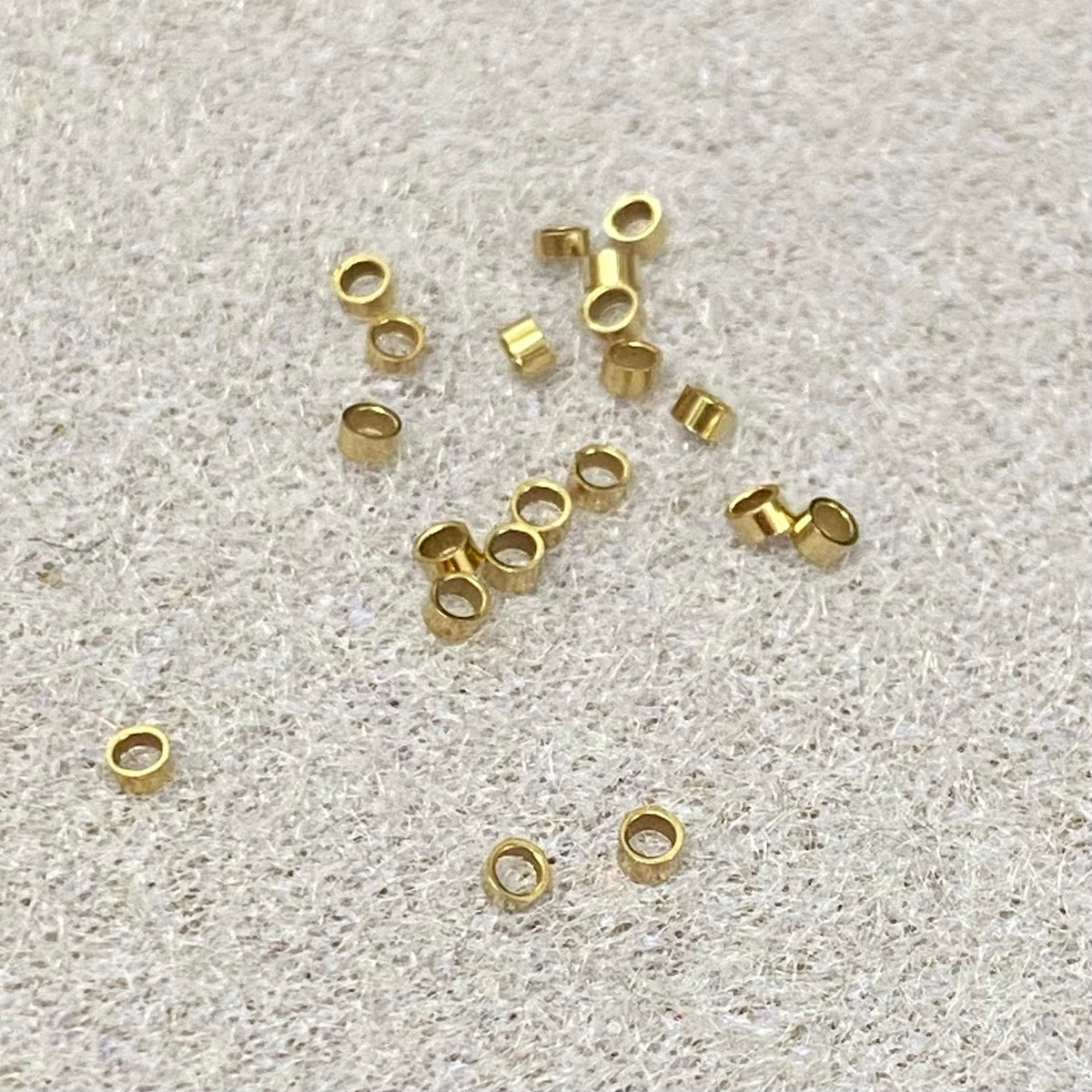 2x1mm Crimps (20) - 14kt Gold Filled