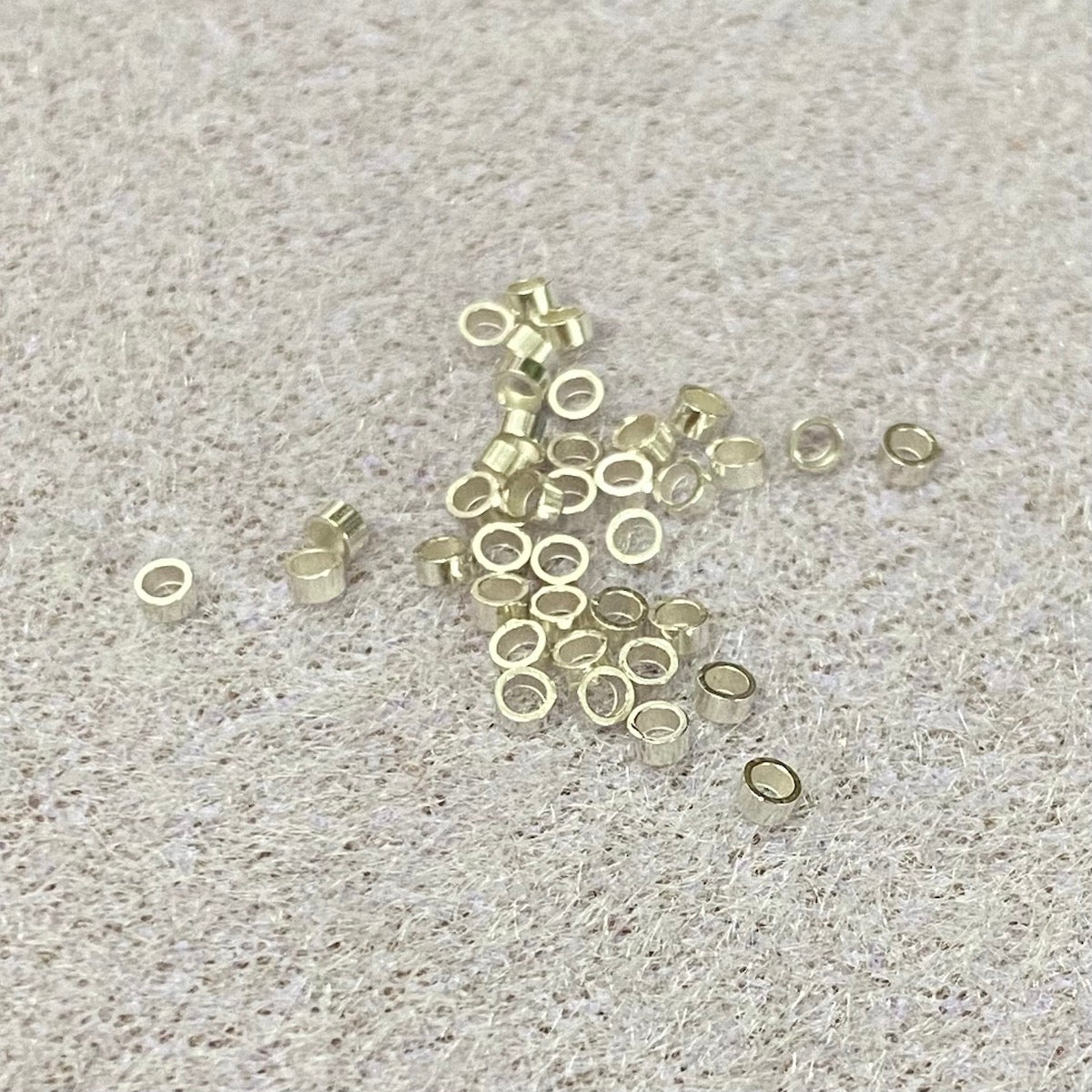 2x1mm Crimps (20) - Sterling Silver