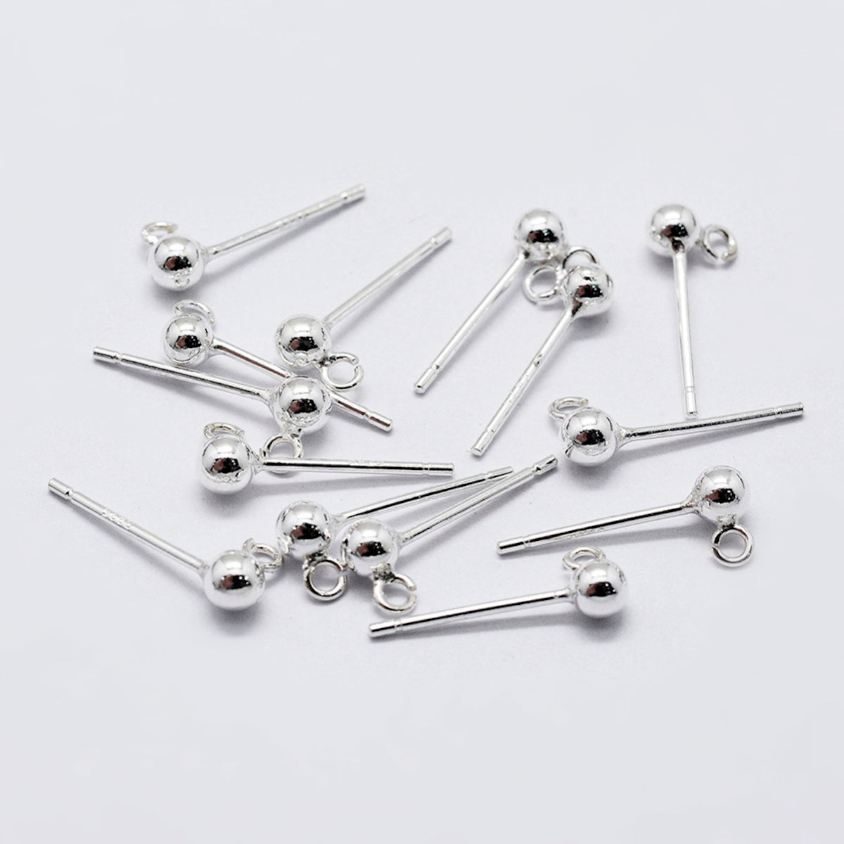 2mm Studs (2) - Sterling Silver