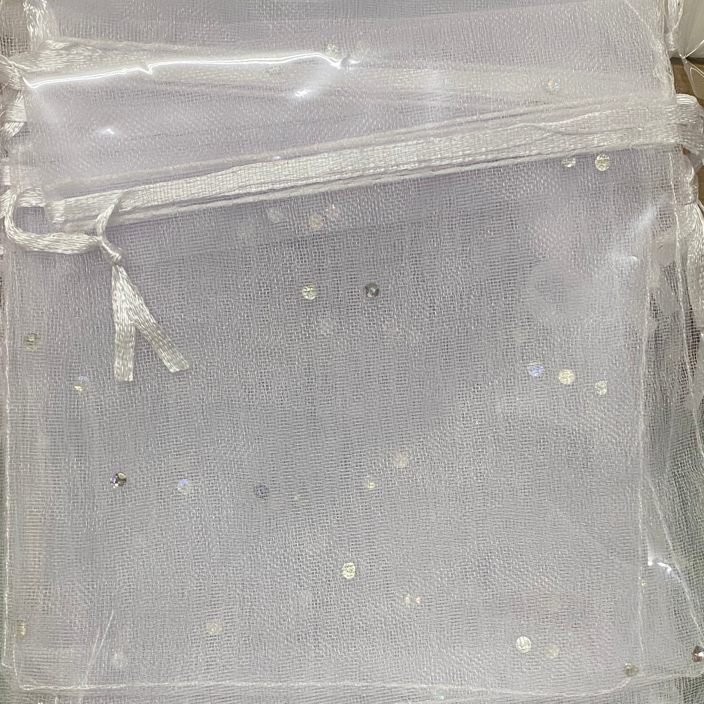 Organza Bags - (10) - White