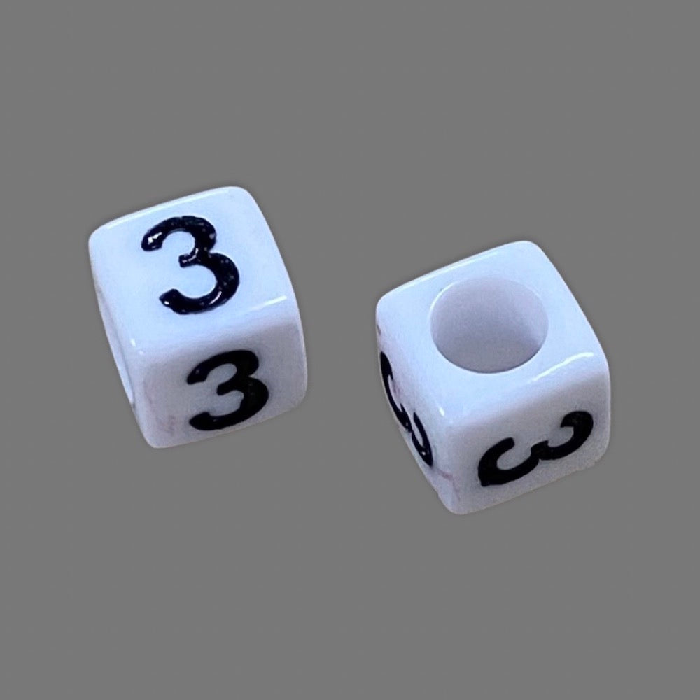 Number Beads (Cubes) - 3