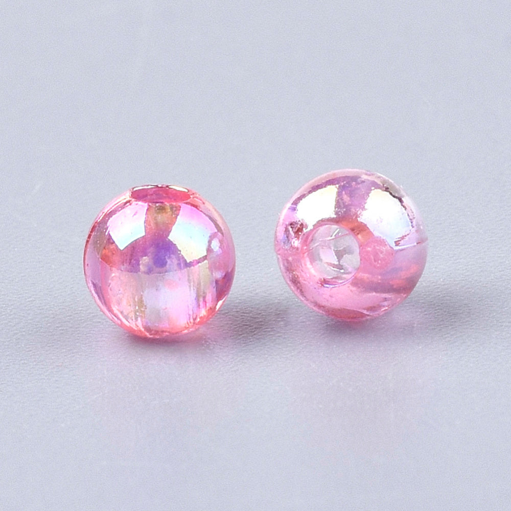 8mm Beads (50) - Mixed Colour AB