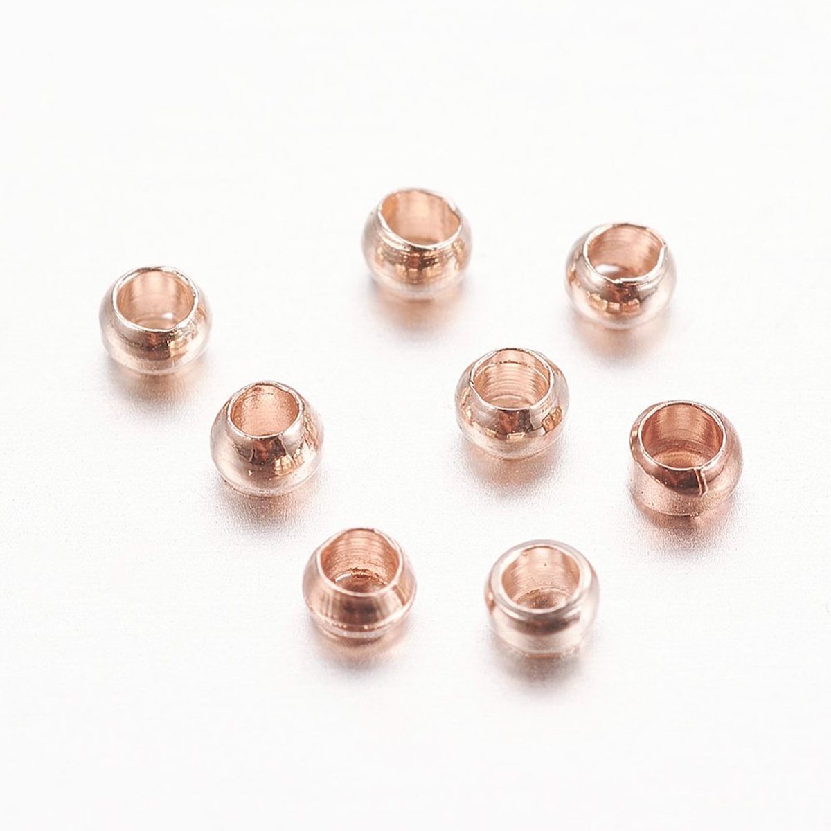 Crimp Beads - Rose Gold
