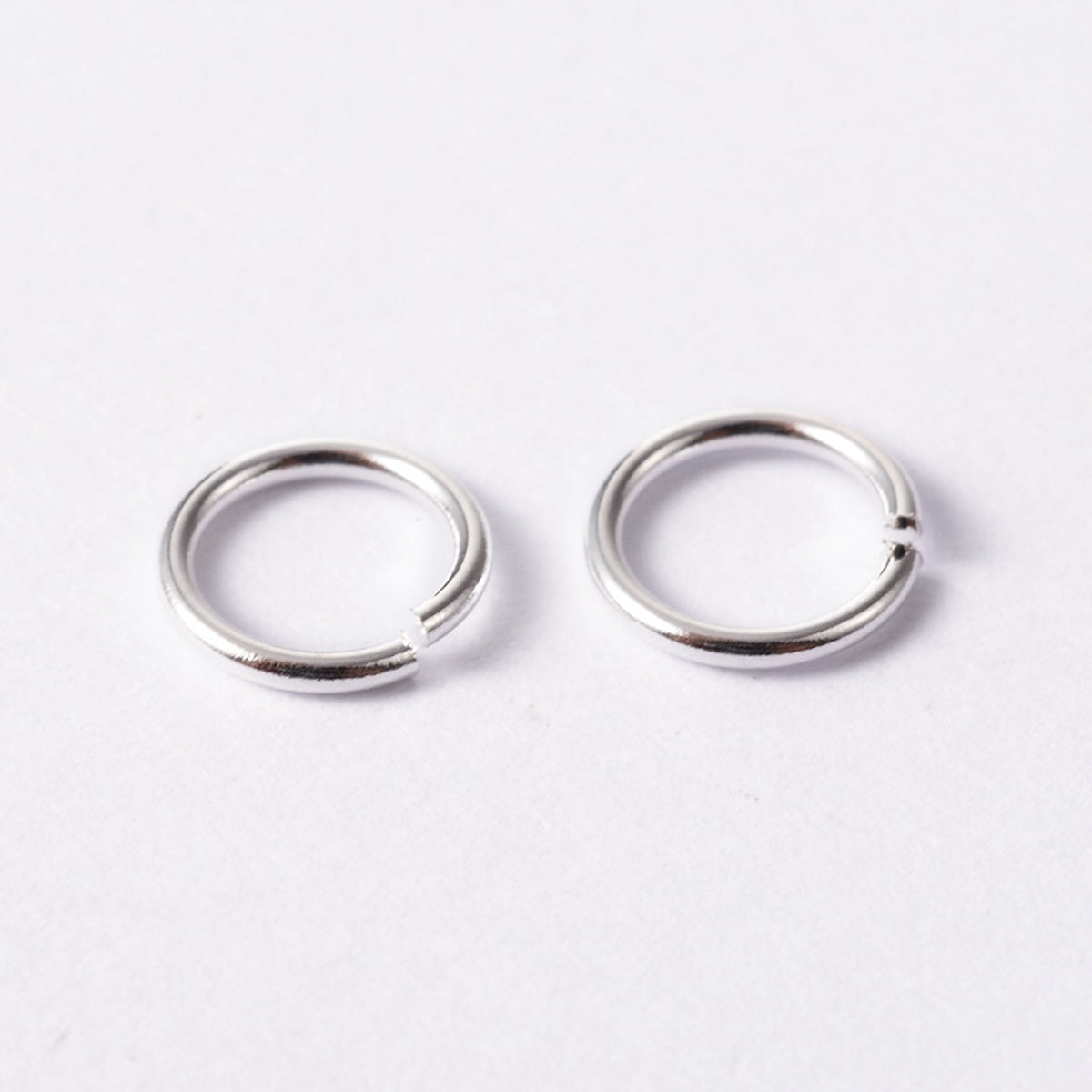 8x1mm Jumprings (100) - Silver